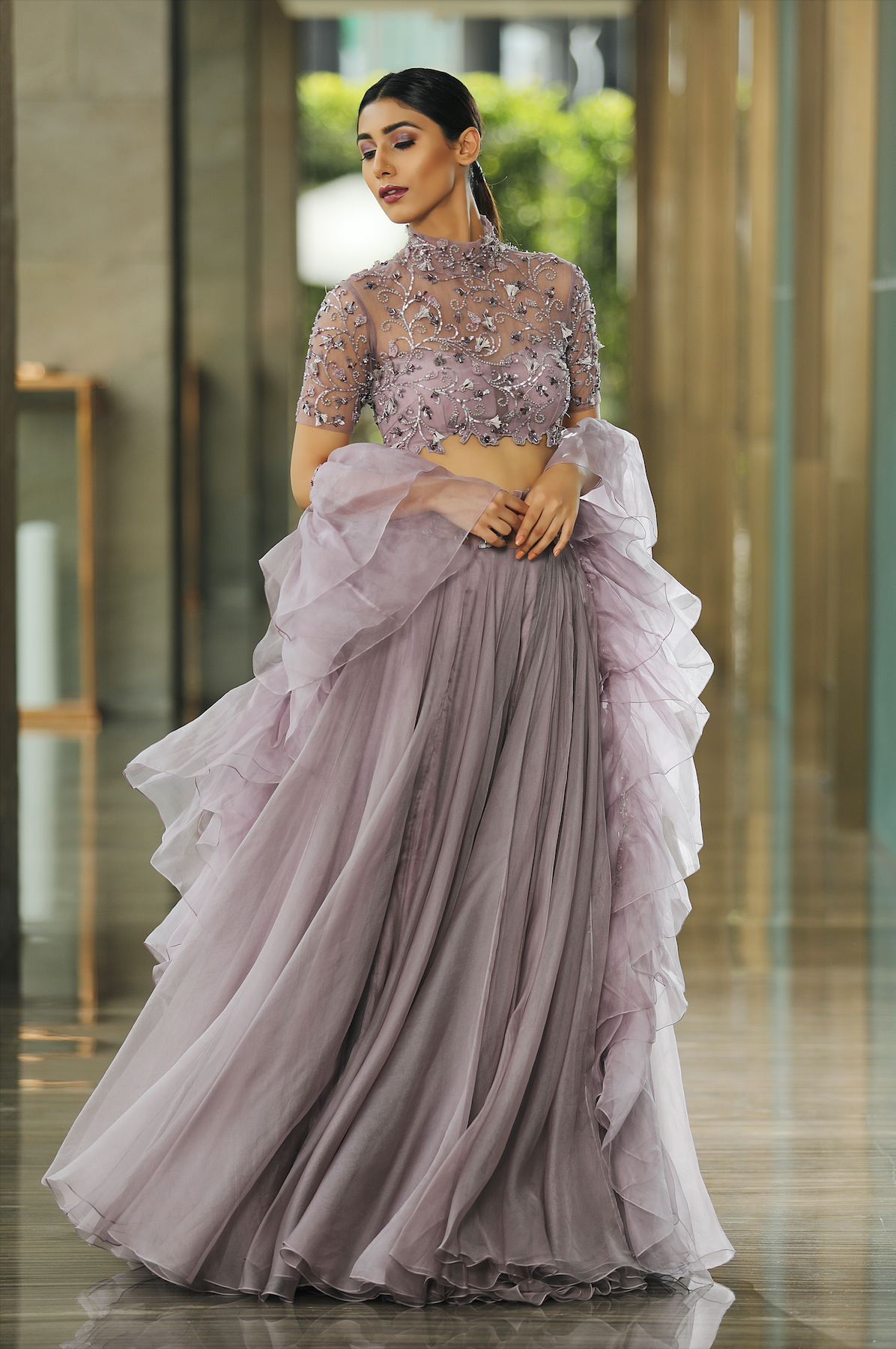 Ruffle lehenga 2025 online shopping