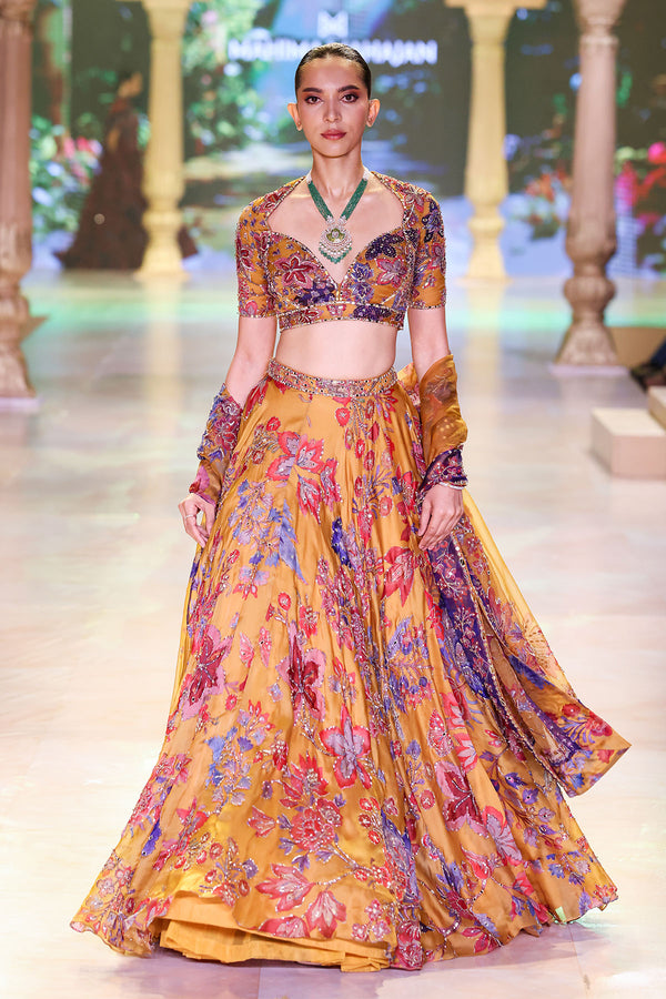 Zena Heavy Embroidered Lehenga Set