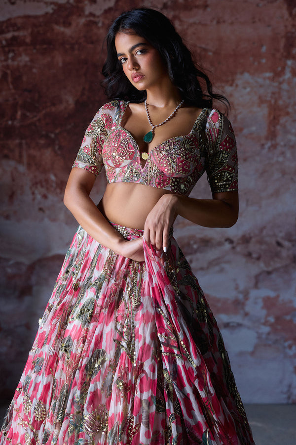 Ashvi Heavily Embroidered Lehenga