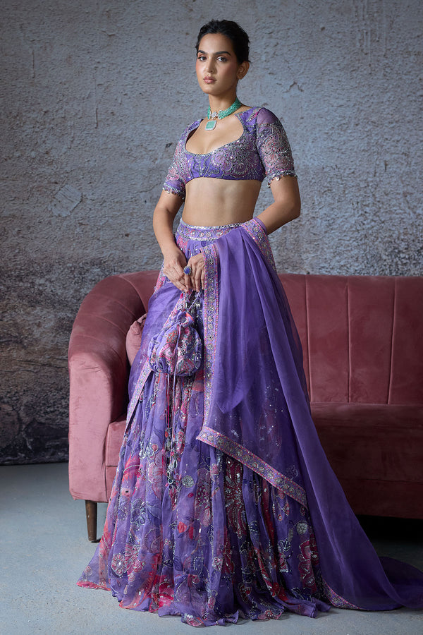 Raabta Heavily Embroidered Lehenga Set