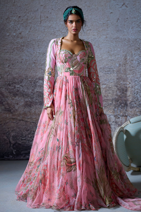 Adira Embroidered Anarkali Set