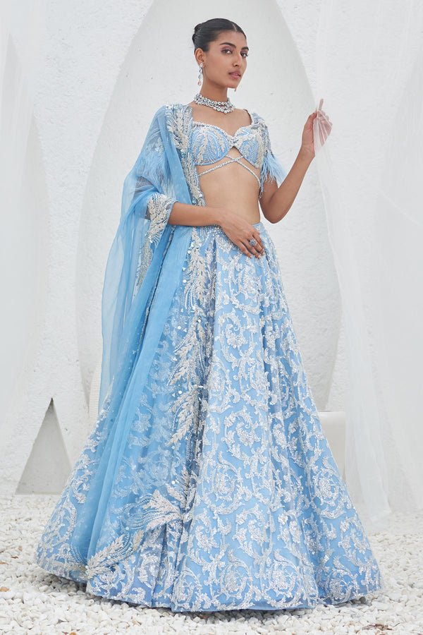 Parizaad Embroidered Lehenga Set