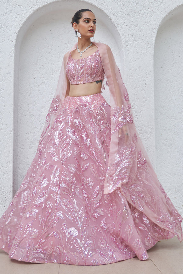 Zaina Embroidered Lehenga Set