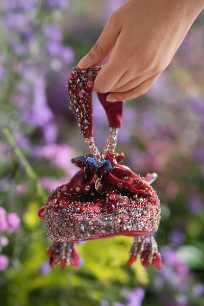 ROYAL RED MINI POTLI