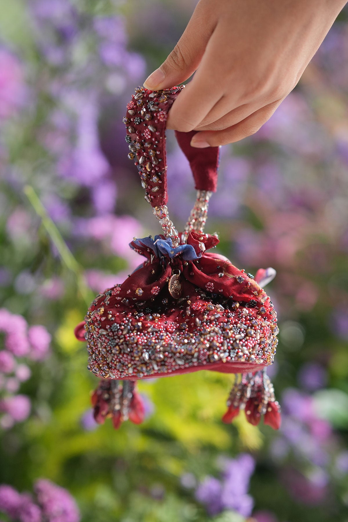 ROYAL RED MINI POTLI