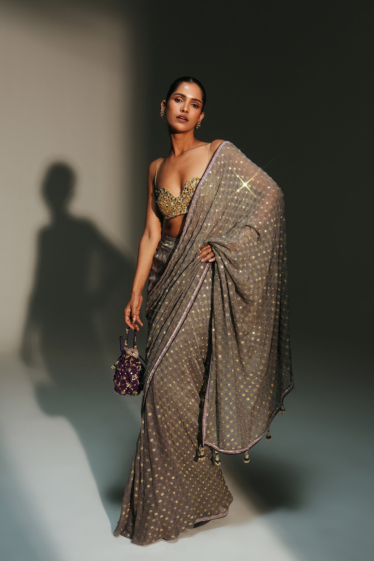 Grapevine Hand Embroidered Potli Bag