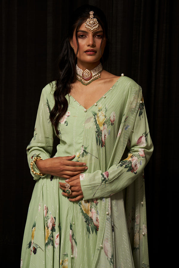 Printed Anarkali