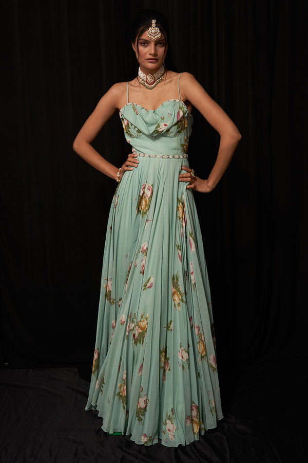 Printed Anarkali