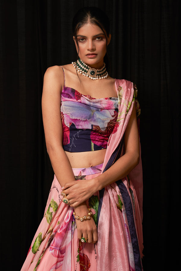 Printed Lehenga Set