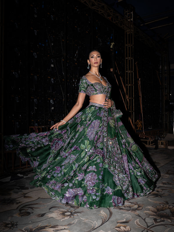 Adaia Heavy Hand Embroidered Lehenga Set