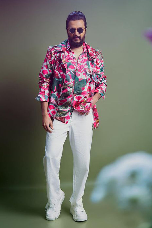 Riteish Deshmukh in Vaibhav Bomber Jacket