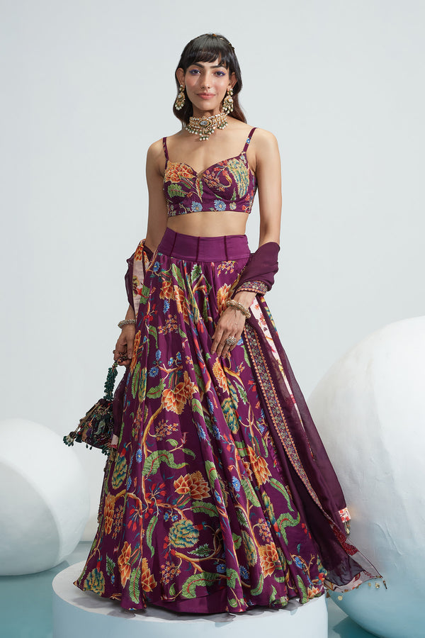 Maha Embroidered Lehenga Set
