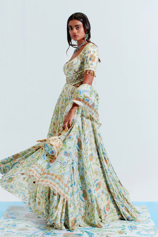 Bushra Embroidered Anarkali Set