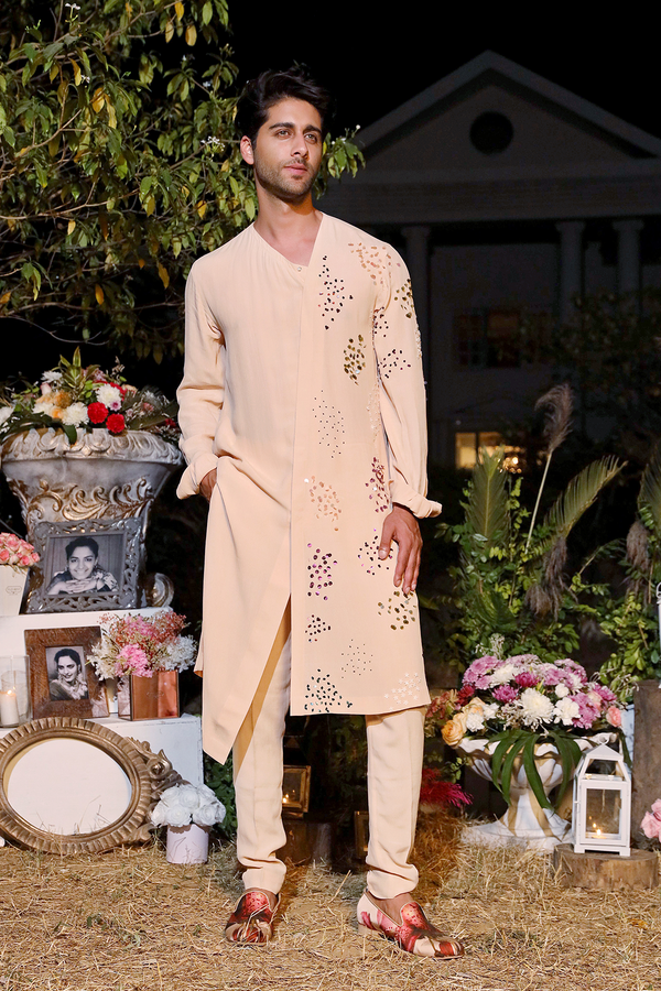 Nude Kurta Set
