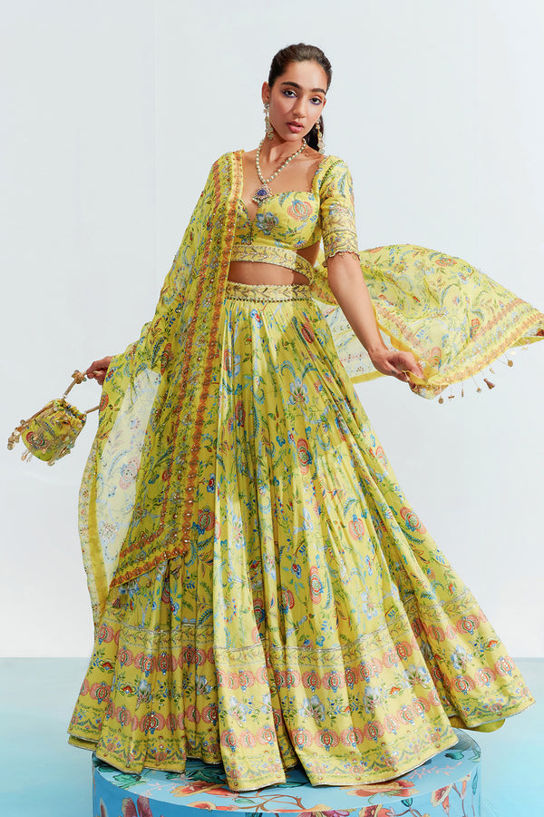 Laila Embroidered Lehenga Set