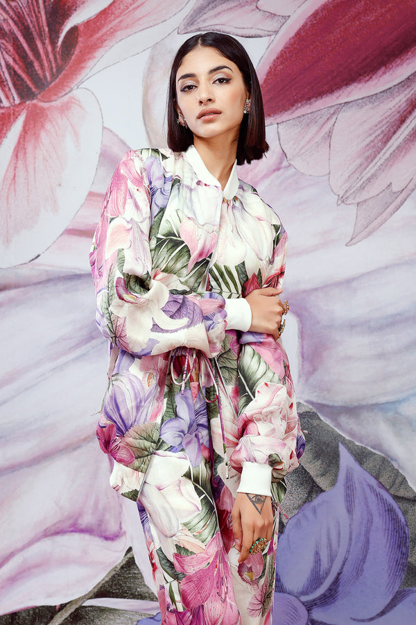 Printed Bomber Jacket