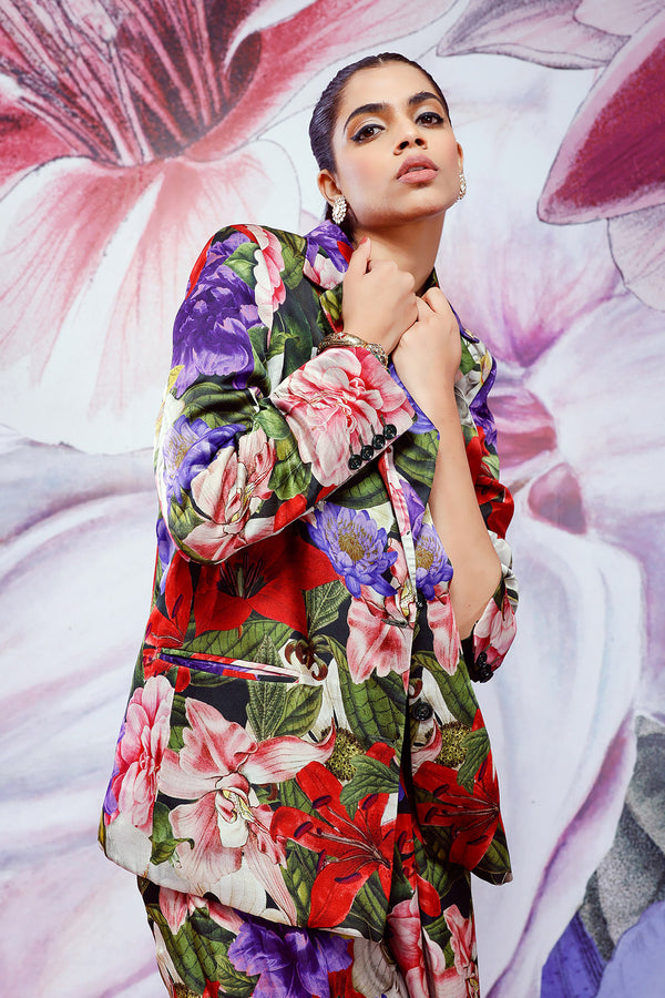 Printed-Blazer