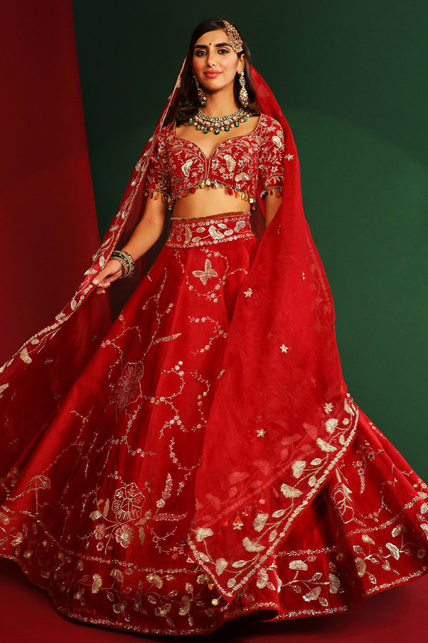Hena Embroidered Lehenga Set
